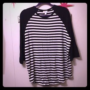 LuLaRoe Black and White Randy